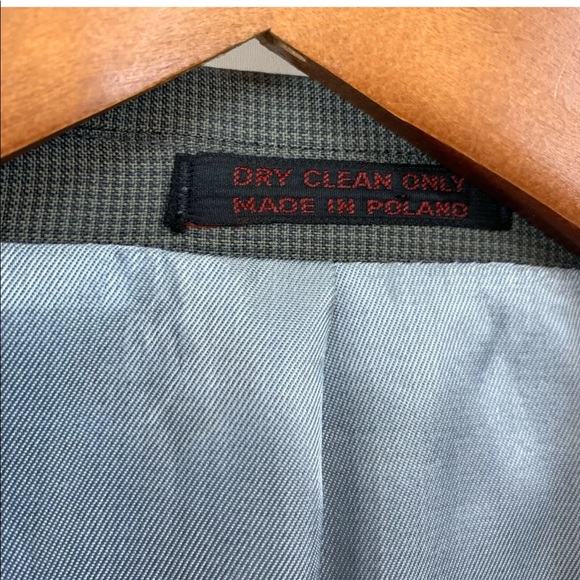 Men 42R Jean-Paul Germain BlazerGray Tweed Pattern - Picture 9 of 9